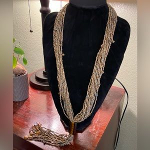 Multi strand rope beads- beautiful piece!